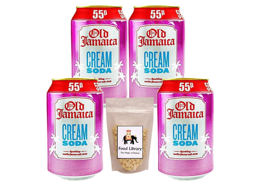 Food Library The Magic Of Nature Ginger Beer & Cream soda Non Alcoholic Bevereges (Cream Soda)