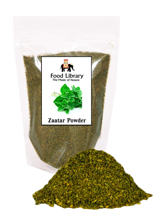 Food Library The Magic Of Nature World Flavours | Epicurean Spices | Global Seasonings | International Spices. (200gm, Middle Eastern Zaatar/Zatar Powder)