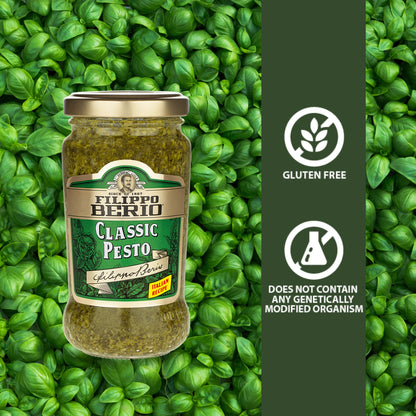 Filippo Berio Classic Pesto, 6.7 oz / 190 g,Green