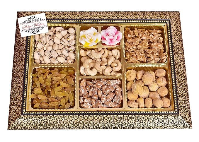 Food Library The Magic of Nature Diwali Exclusive Dry Fruits Gift Hamper (Assorted Dry Fruits)