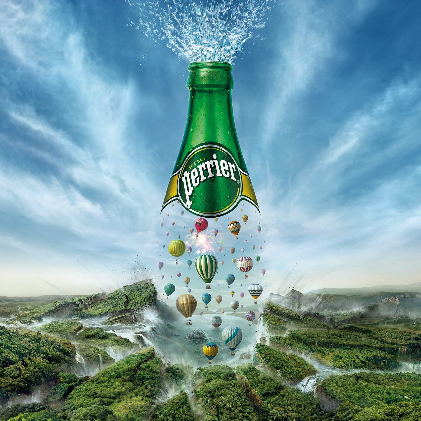 Perrier Carbonated Mineral Water • Water Captured at the Source in France, 11.16 fl oz ℮ 330 ml, 4 Pack